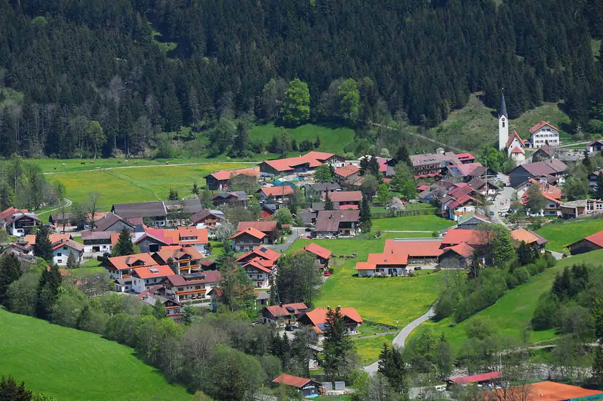 Typical village where NOCG families live