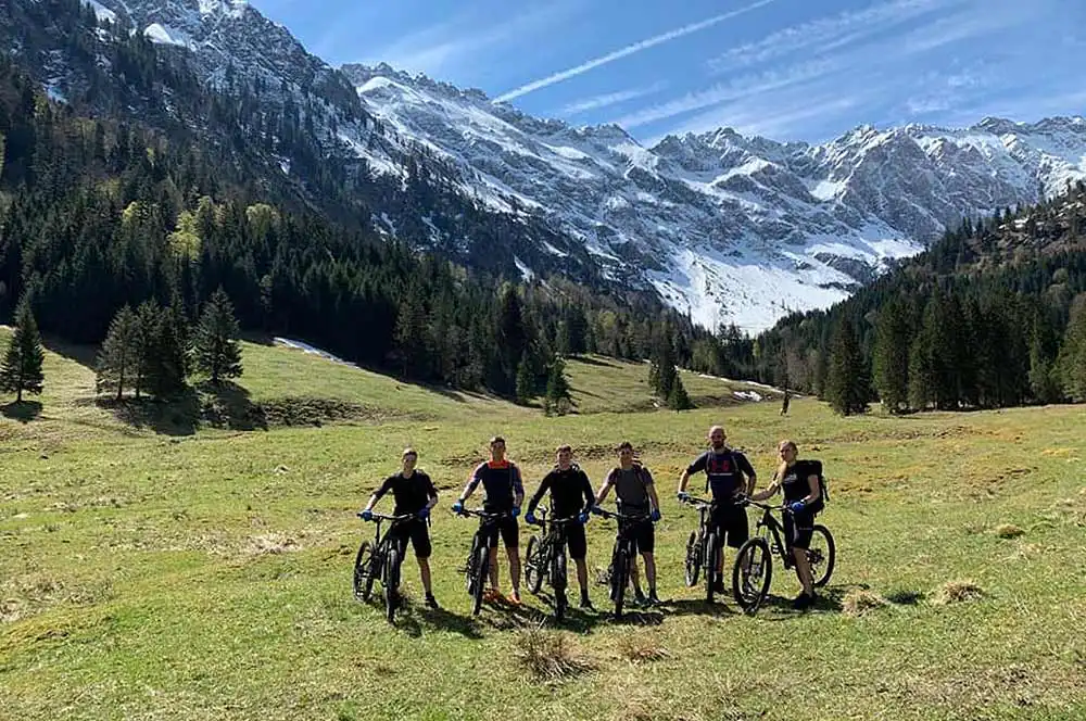 Muontain bike group in Germany with NOCG