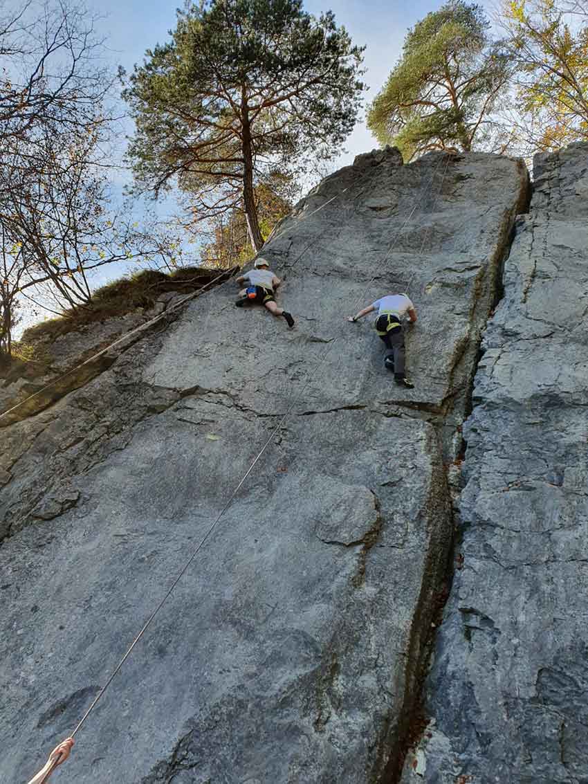 Rock climbing in Bavaria with NOCG