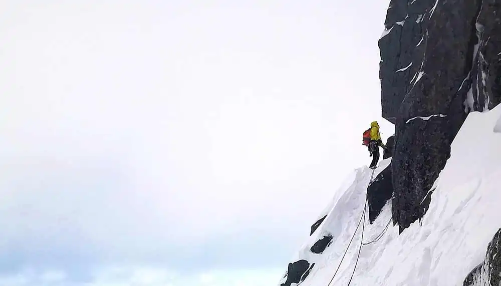 Climbing in snow with NOCG